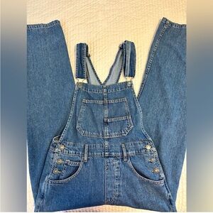 FREE PEOPLE WE THE FREE ZIGGY DENIM OVERALLS XS
